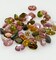 Natural Multi Tourmaline Cut Stones Loose Gemstones, Multi Color - 6x4mm - 10 Pieces